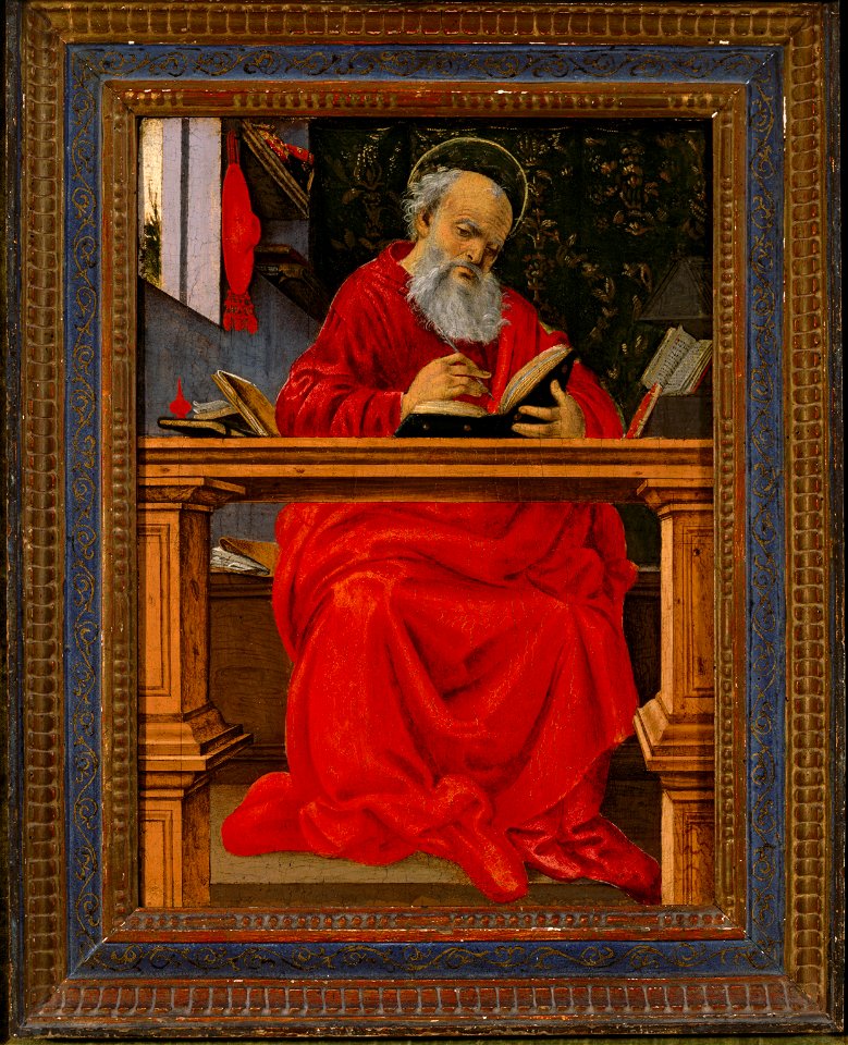 Filippino Lippi - Saint Jerome in His Study, mid 1490s, K1727