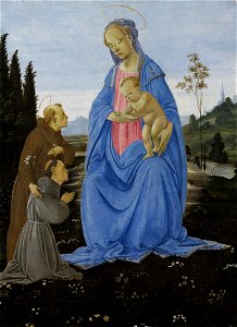 Filippino Lippi - The Apparition of the Virgin to a Franciscan Friar Commended by Saint Anthony of Padua, ca. 1475–1480, 1140