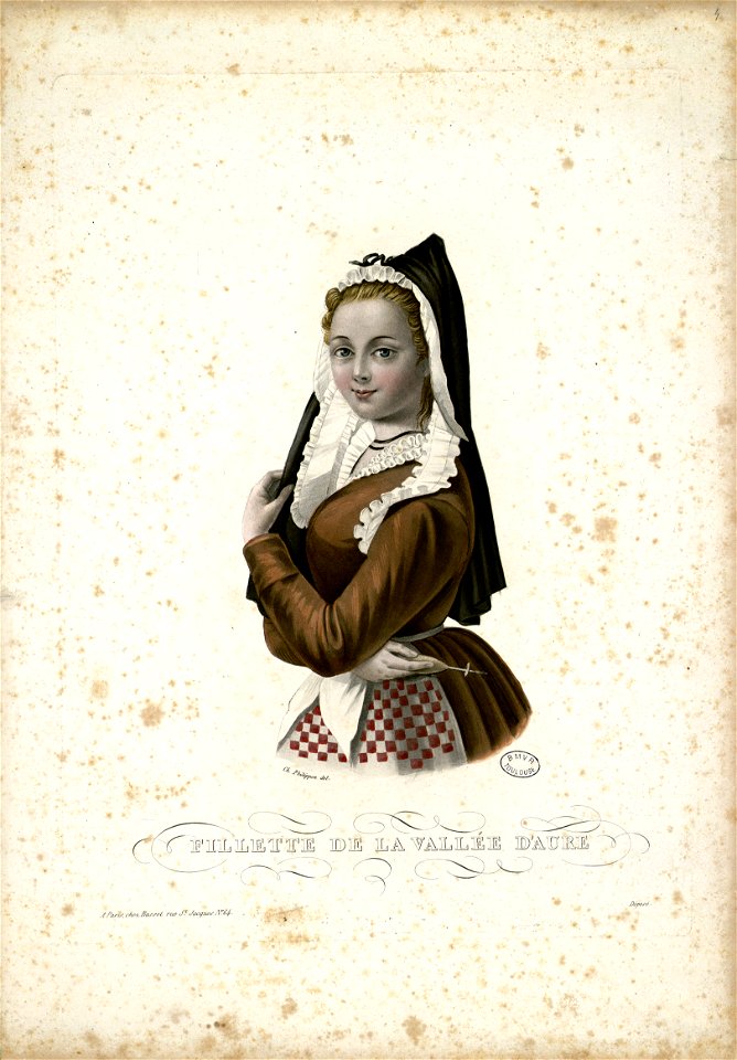 Fillette de la Vallée d'Aure - Fonds Ancely - B315556101 A PHILIPON 003