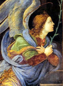 Filippino Lippi, Carafa Chapel, Annunciation 03. Free illustration for personal and commercial use.