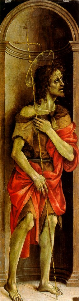 Filippino lippi, san giovanni battista, accademia