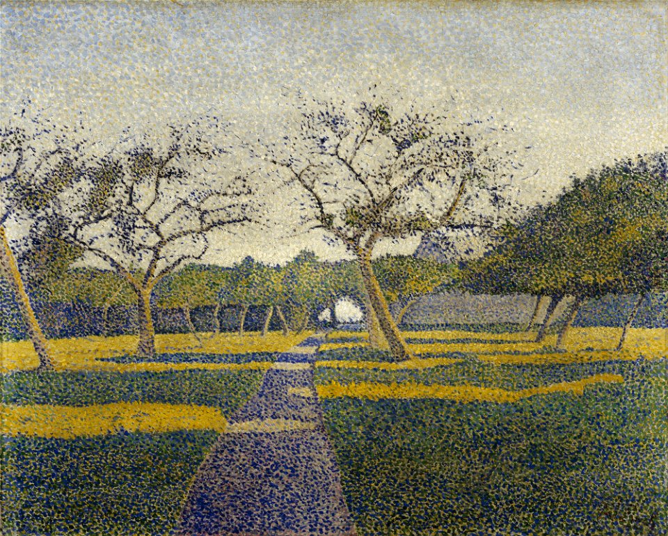 Alfred William Finch - Orchard at La Louvière - Google Art Project