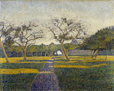 Alfred William Finch - Orchard at La Louvière - Google Art Project