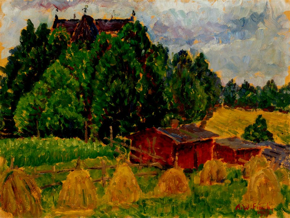 Alfred William Finch - Landscape from Padasjoki - A-1995-92 - Finnish National Gallery