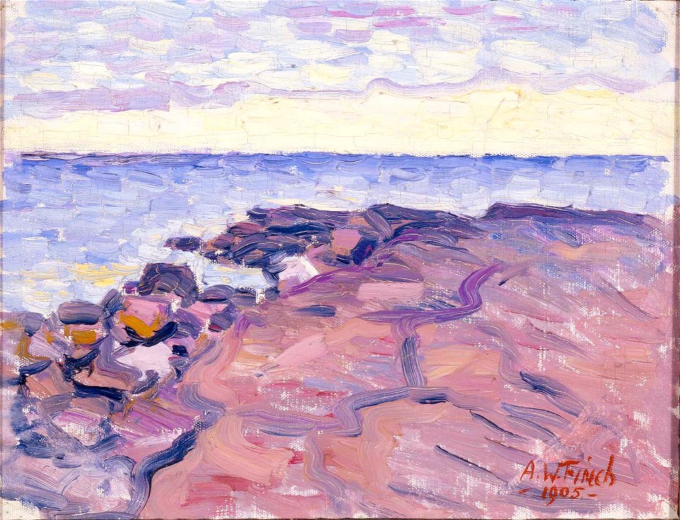 Alfred William Finch - Rantakallioita - A V 4726 - Finnish National Gallery