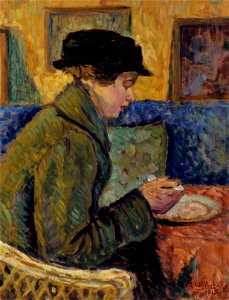 Alfred William Finch - Woman in Profile - A-2002-219 - Finnish National Gallery