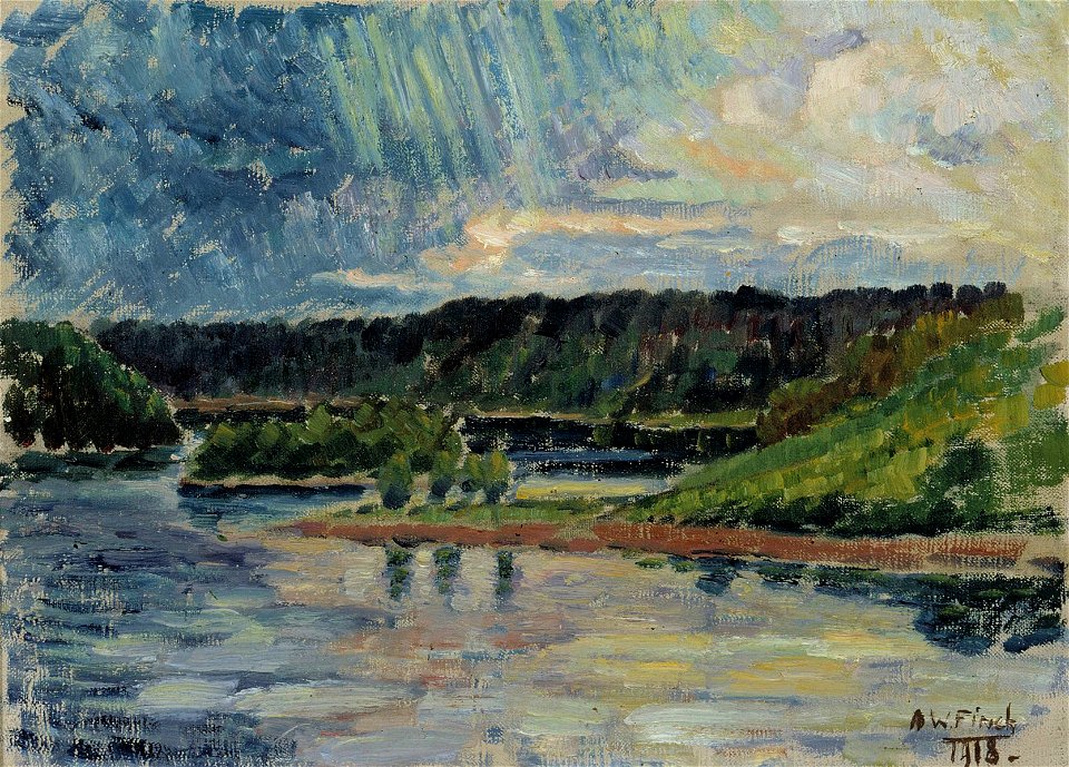 Alfred William Finch - Thunderstorm - A-2002-220 - Finnish National Gallery
