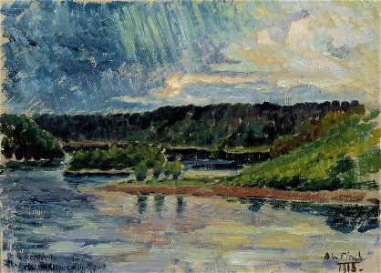 Alfred William Finch - Thunderstorm - A-2002-220 - Finnish National Gallery