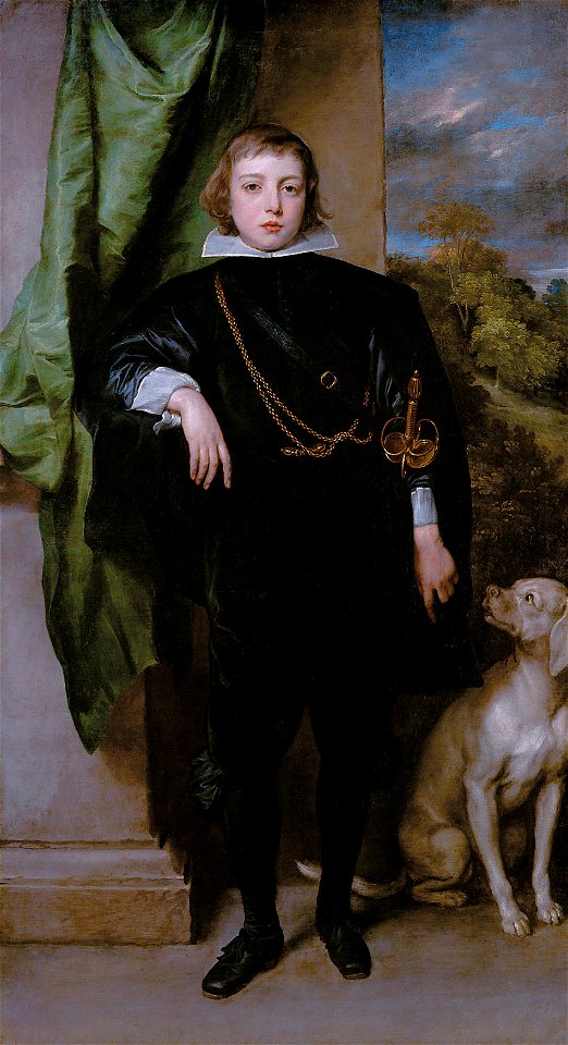 Filippo Francesco d'Este, Marchese di Lanzo (1621-1653), by Anthonis van Dyck