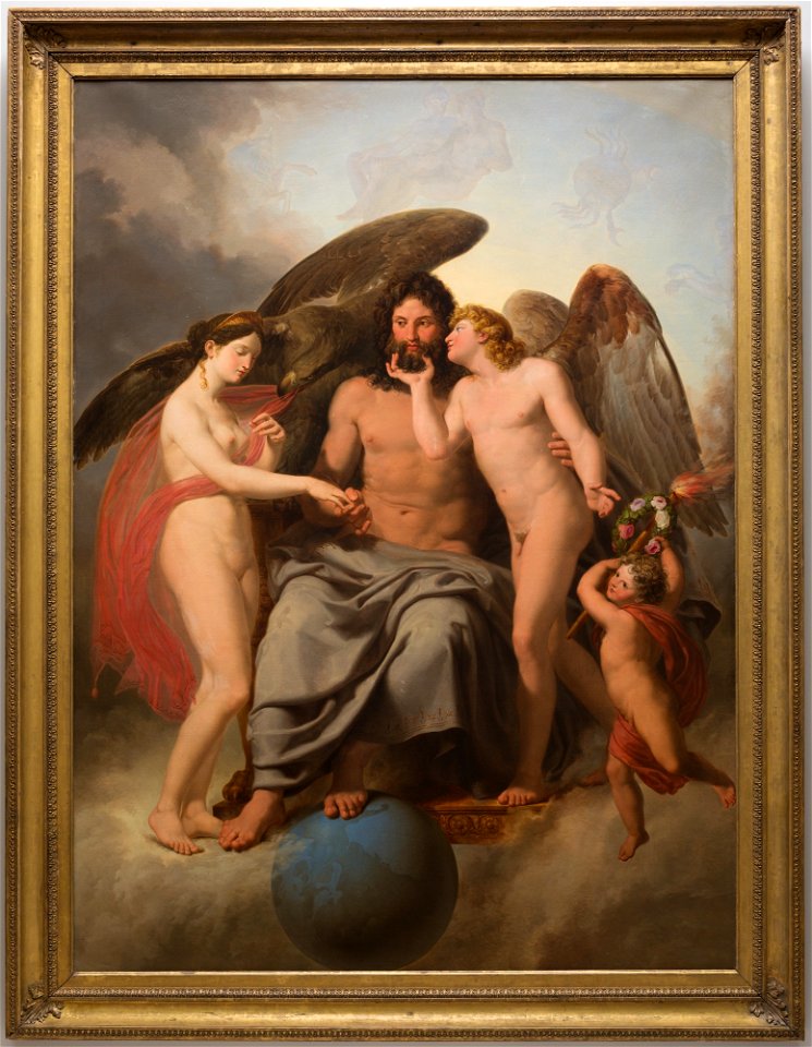 Filippo Pelagio Palagi - Betrothal of Cupid and Psyche - 78.10 - Detroit Institute of Arts