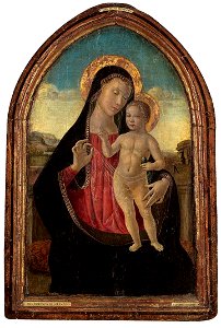 Fiorenzo di Lorenzo - Maria met kind voor een landschap - 2545 (OK) - Museum Boijmans Van Beuningen