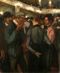 Filles et souteneurs au Moulin Rouge - Théophile Alexandre Steinlen