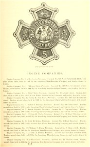 Fire Department badge, New York City, Valentine's Manual