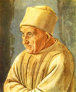 Filippino Lippi Portrait of old man. Free illustration for personal and commercial use.