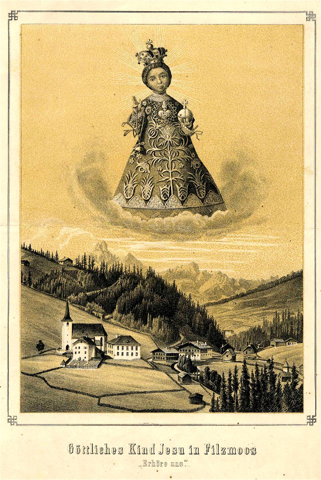 Filzmoos Göttliches Kind Jesu in Filmoos (Gedenkblatt) ubs G 0297 III