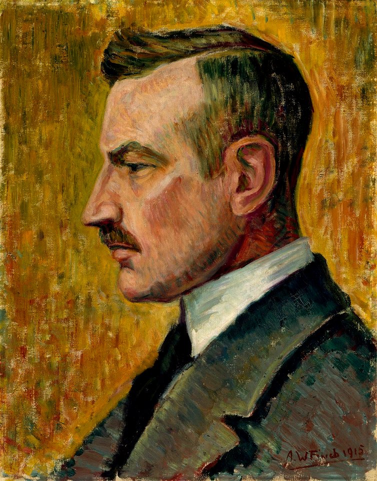 Alfred William Finch - Portrait of the Artist Magnus Enckell - A II 1056 - Finnish National Gallery