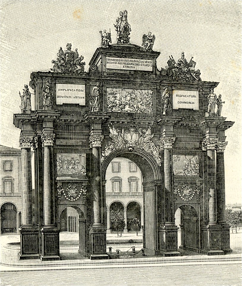 Firenze arco trionfale a Porta San Gallo