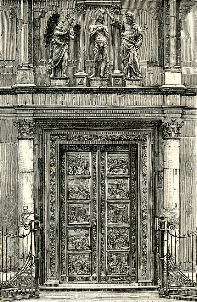 Firenze Battistero Porta Ghiberti detta del Paradiso