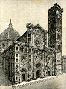 Firenze Facciata della Cattedrale di Santa Maria del Fiore