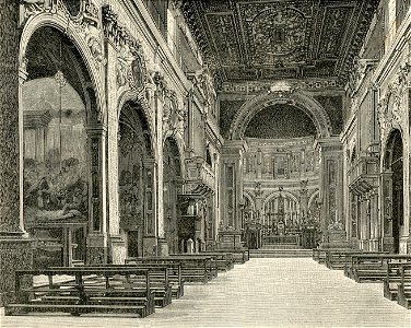 Firenze interno della chiesa della SS Annunziata