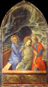 Filippo Lippi - Pietà - Google Art Project. Free illustration for personal and commercial use.