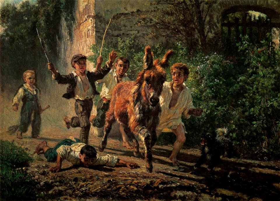 Filippo Palizzi - Urchins - WGA16888