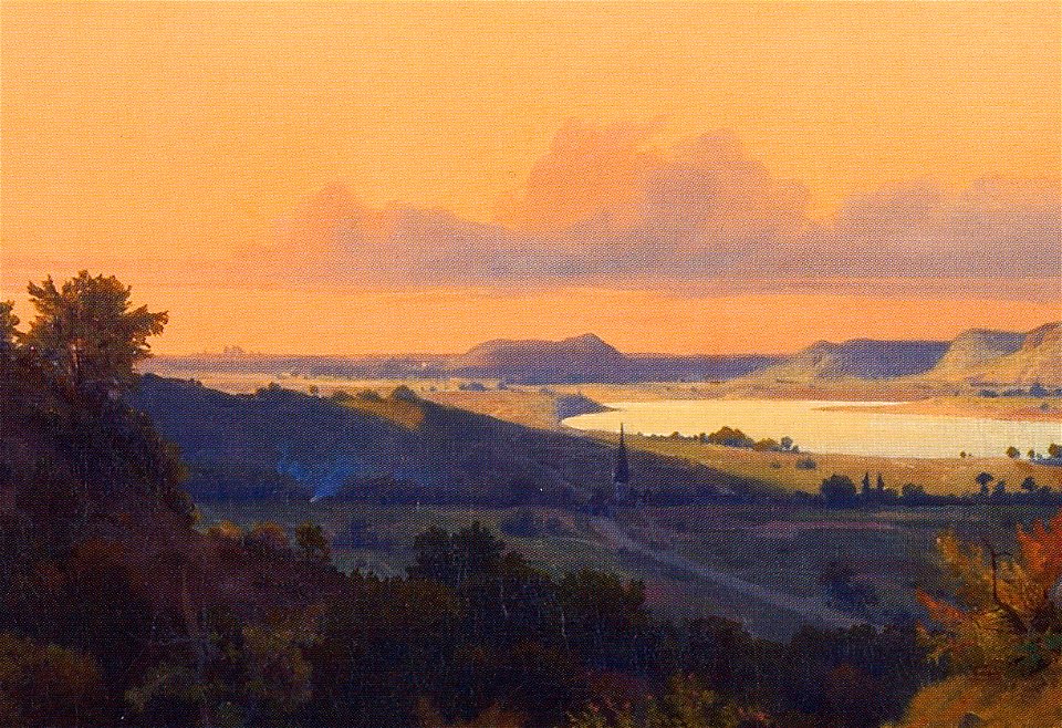 Finkenberg, Andreas Achenbach 1834 Bildausschnitt