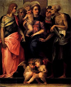 Fiorentino Rosso, Madonna with Four Saints