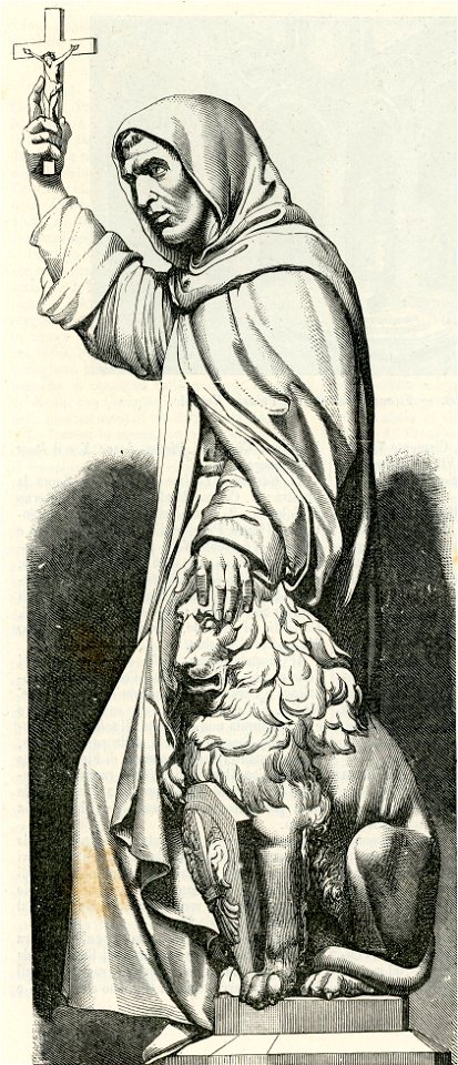 Firenze statua di Fra Savonarola