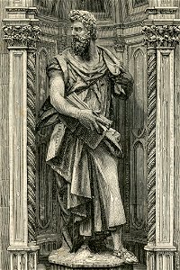 Firenze Statua di San Luca in Or San Michele