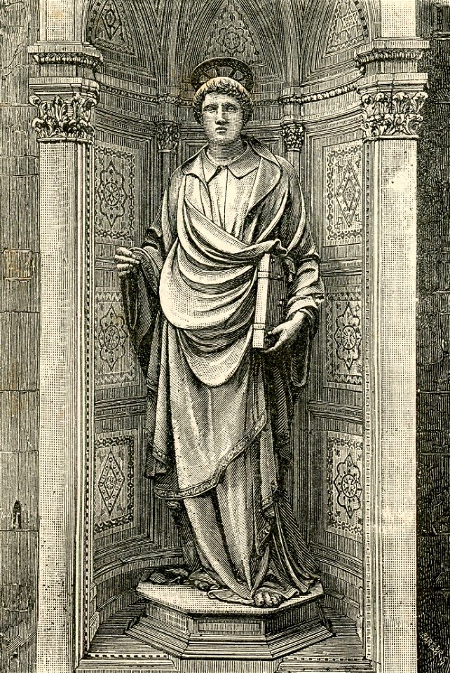 Firenze Statua di Santo Stefano in Or San Michele