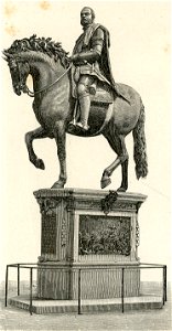 Firenze Statua equestre di Cosimo I in piazza della Signoria