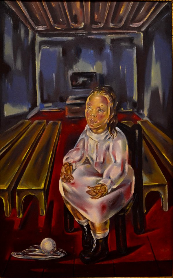 Fillette assise - María Blanchard - Lyon MBA 1954-1