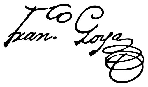 Firma de Francisco de Goya