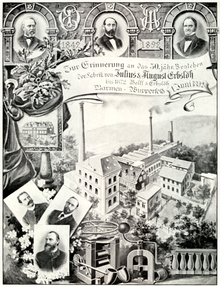 Firma Julius August Erbsloeh 1892