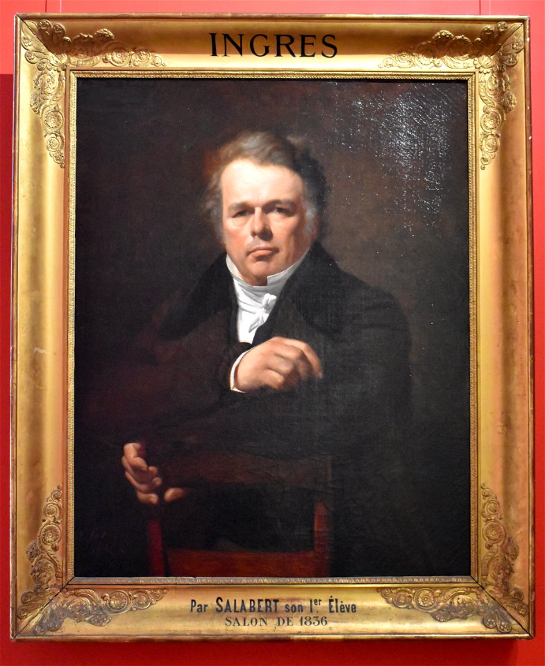 Firmin Salabert - Portrait de Jean Dominique Ingres 01