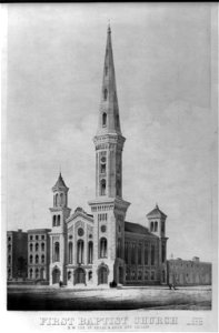 First Baptist church, N.W. cor. of Broad & Arch Sts. Philada LCCN2003680835