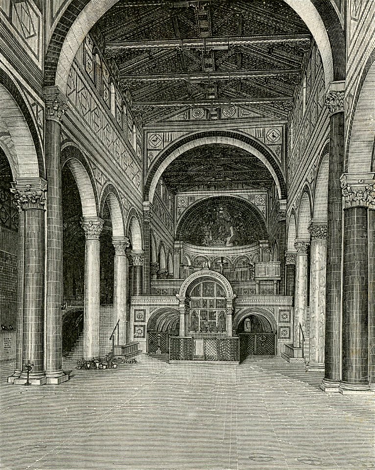 Firenze interno della chiesa di San Miniato al Monte