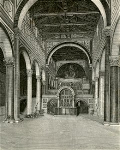 Firenze interno della chiesa di San Miniato al Monte