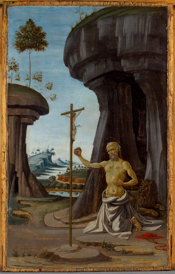 Fiorenzo di Lorenzo - Penitent Saint Jerome - 1871.68 - Yale University Art Gallery