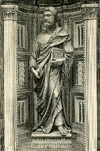 Firenze Statua di San Pietro in Or San Michele