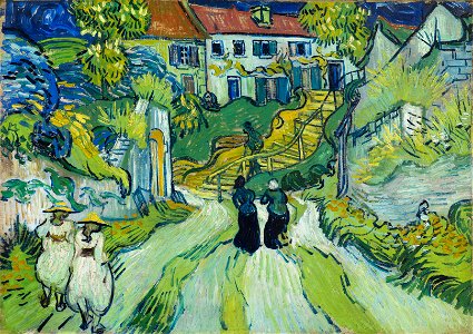 Vincent van Gogh - Stairway at Auvers - 1-1935 - Saint Louis Art Museum
