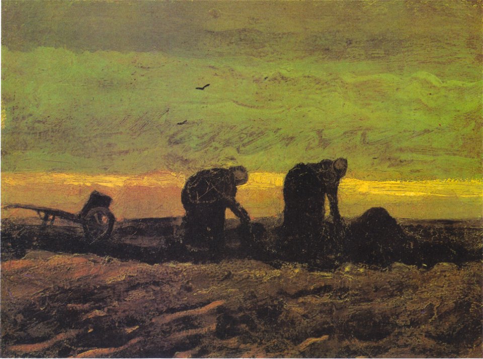 Van Gogh - Zwei Bäuerinnen beim Torfstechen