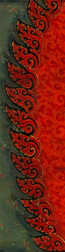 Fire, left facing detail, Chakrasamvara and Vajravarahi (cropped)