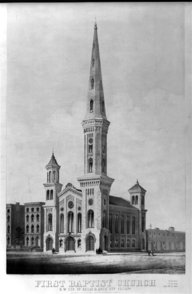 First Baptist church, N.W. cor. of Broad & Arch Sts. Philada LCCN2003680835