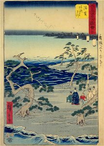 GojūSanTsugi-MeishoZu'e, Hamamatsu by Hiroshige