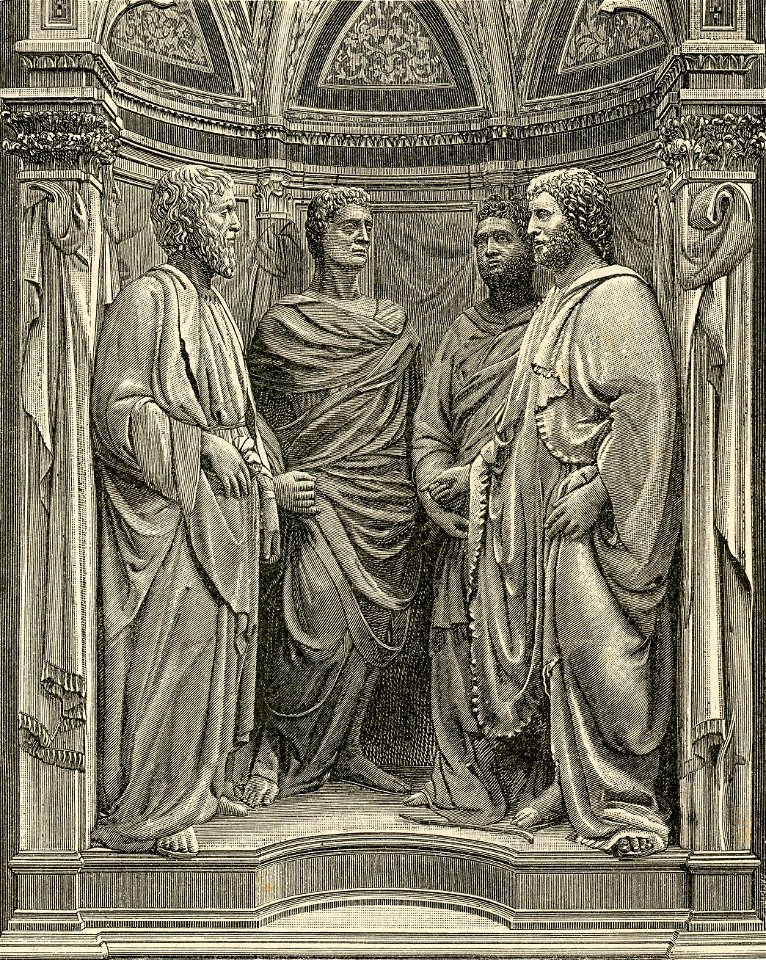 Firenze Gruppo di Quattro Santi in Or San Michele