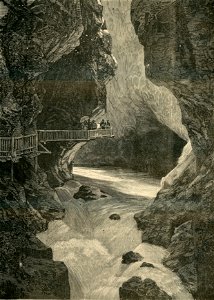 Gola del Trient nel Valese in Svizzera