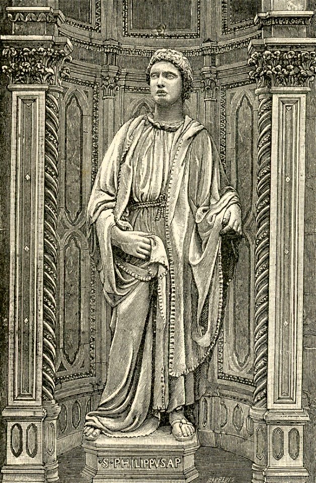 Firenze Statua di San Filippo in Or San Michele