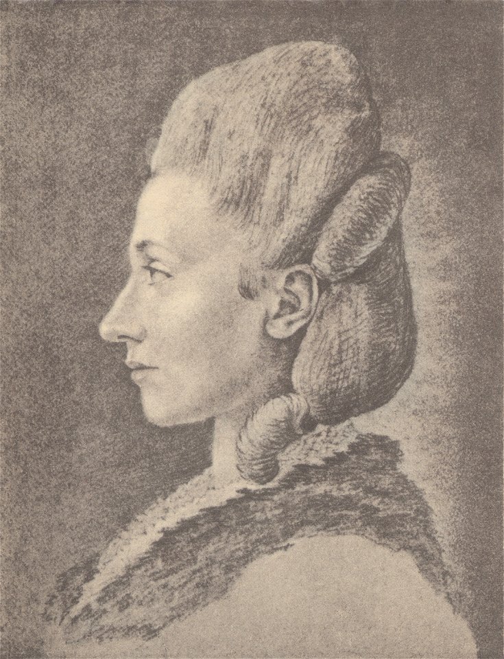 Goethe - Frauenbildnis, Stein, Charlotte von wahrscheinlich